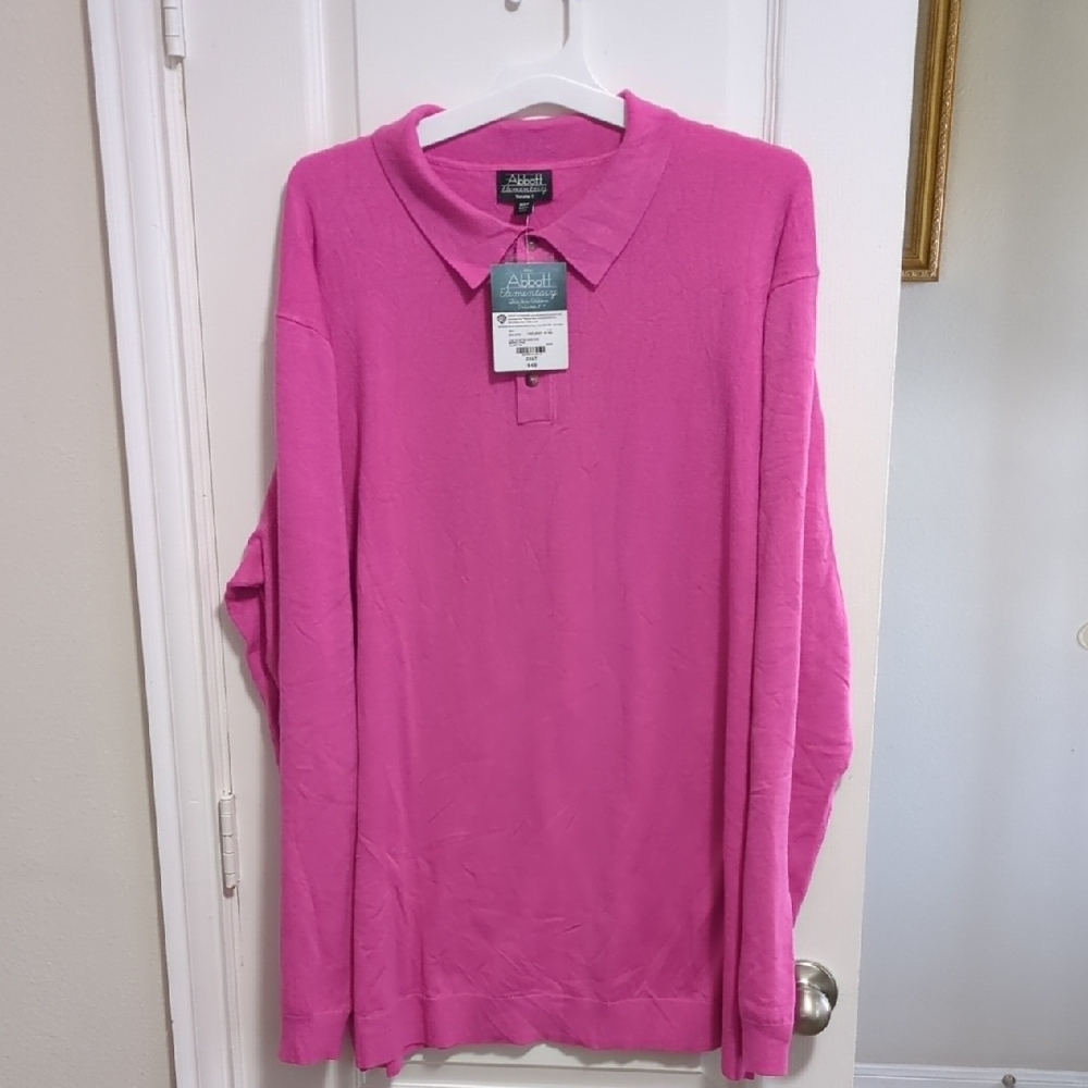 Abbott Elementary Men's Polo Sweater 3XLT